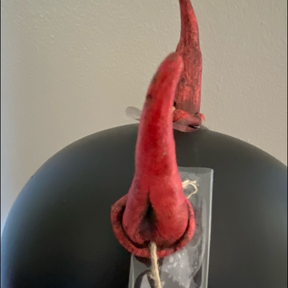 Porcelain devil horns with twine. Renaissance fair attire. - Picture 5 of 7